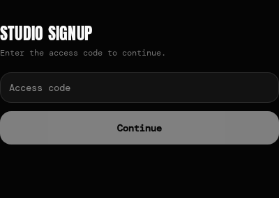 Registration form filled in by InkSimulator